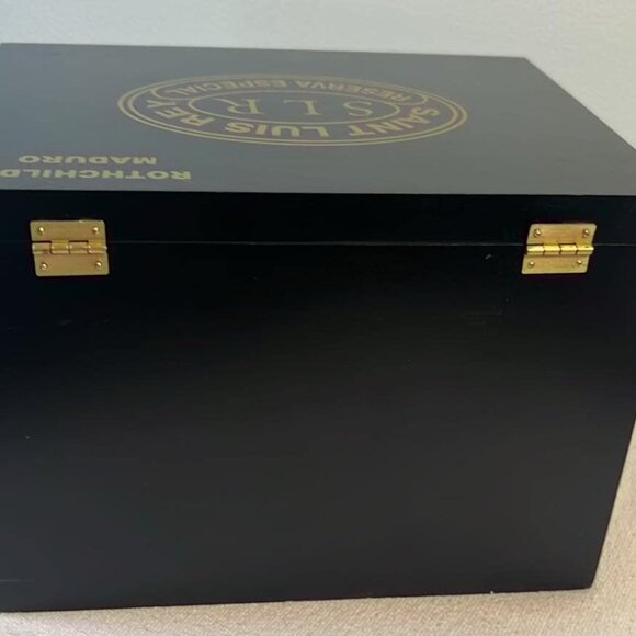 Saint Luis Rey SLR Reserva Especial Rothchilde Maduro Empty Wood Cigar Box Madme - Picture 6 of 11